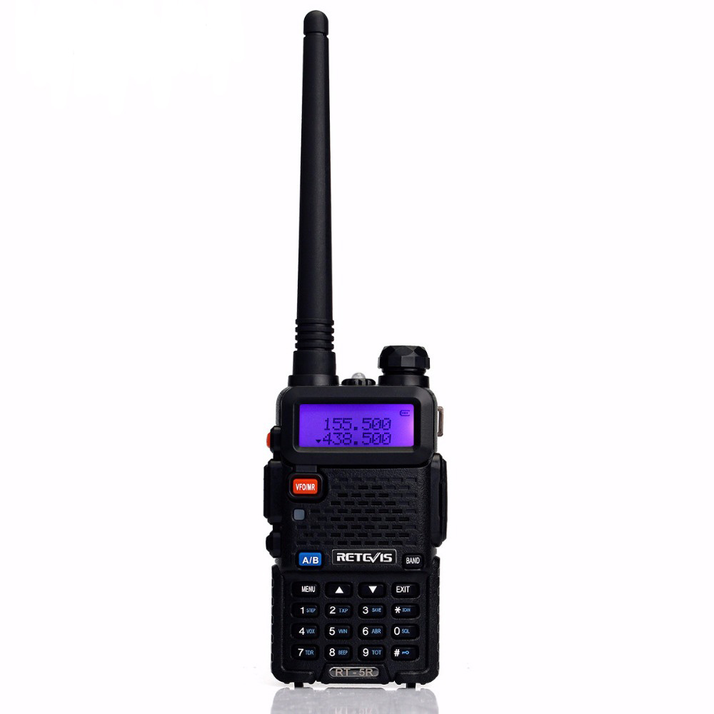 

Retevis RT-5R Walkie Talkie 5W Dual Band VHF/UHF Ham Two Way Radio CTCSS/DCS Portable Amateur Radio Transceiver RU