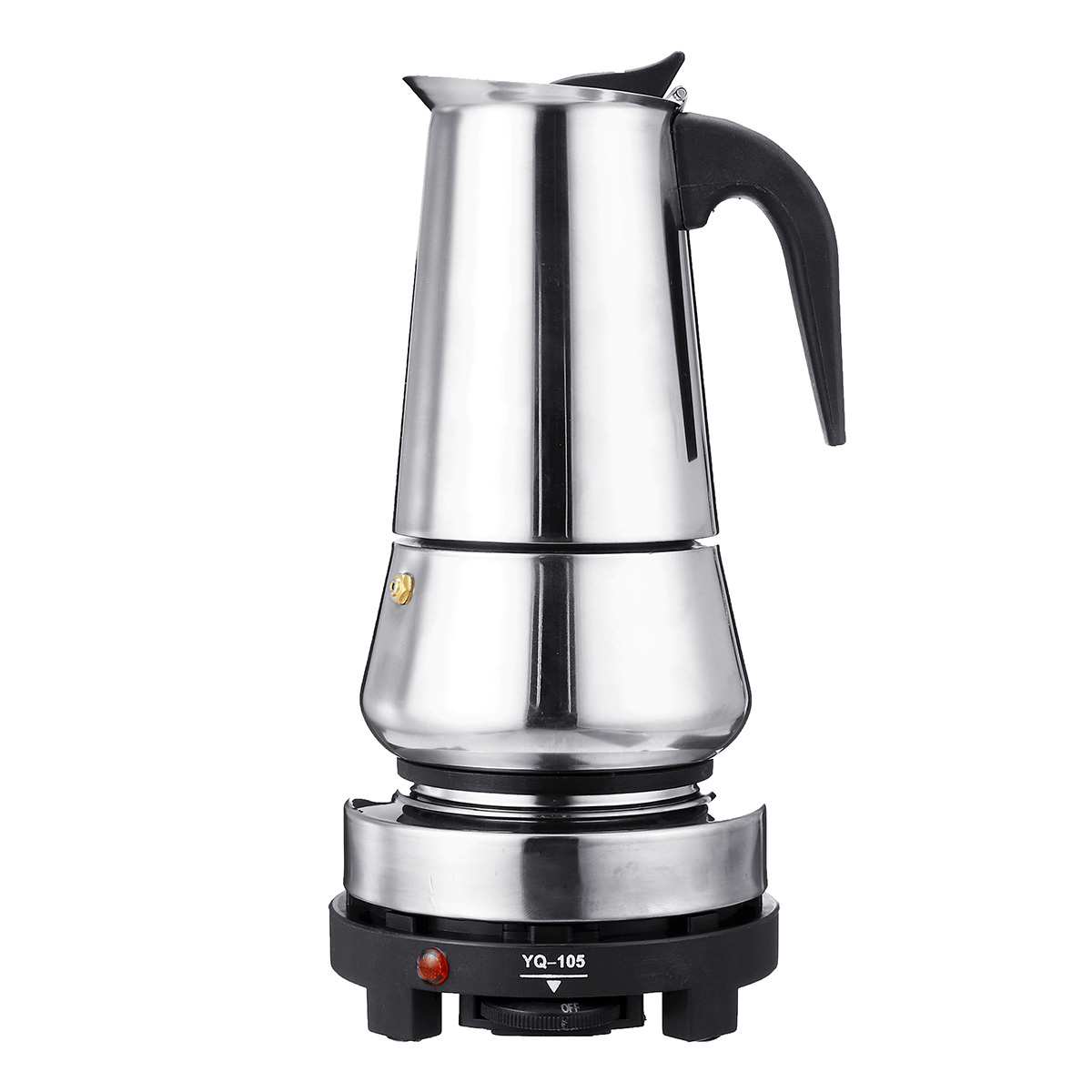

220V 500W 450ml Portable Coffee Espresso Pot Maker & Electric Stove Home Kitchen Tools