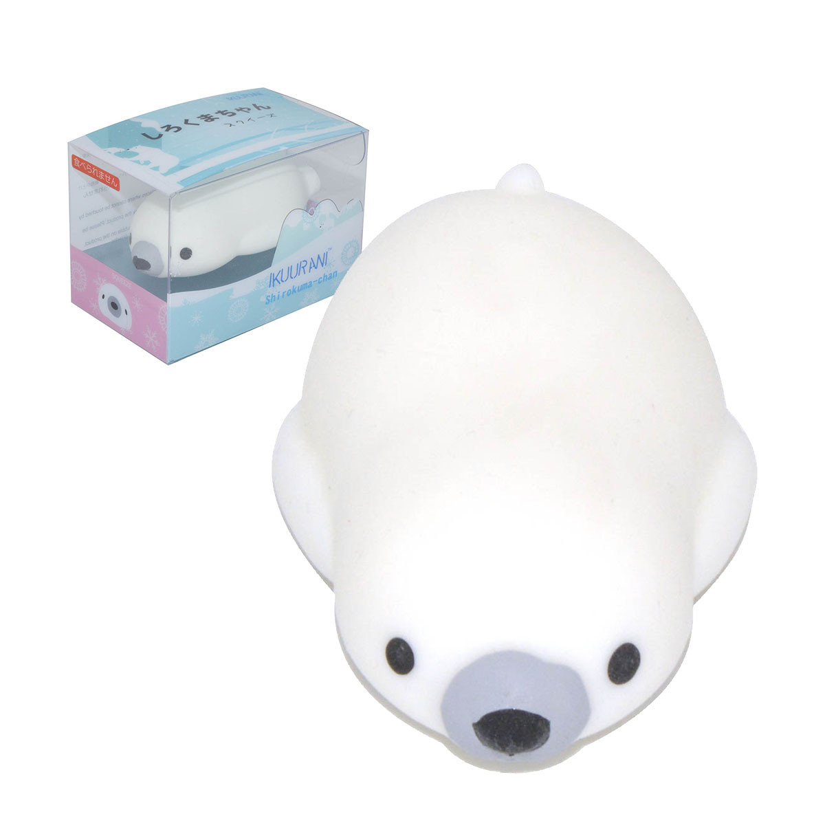 

IKUURANI Polar Bear Mochi Squishy Squeeze 7.5x4x2cm Original Packaging Collection Gift Decor Toy