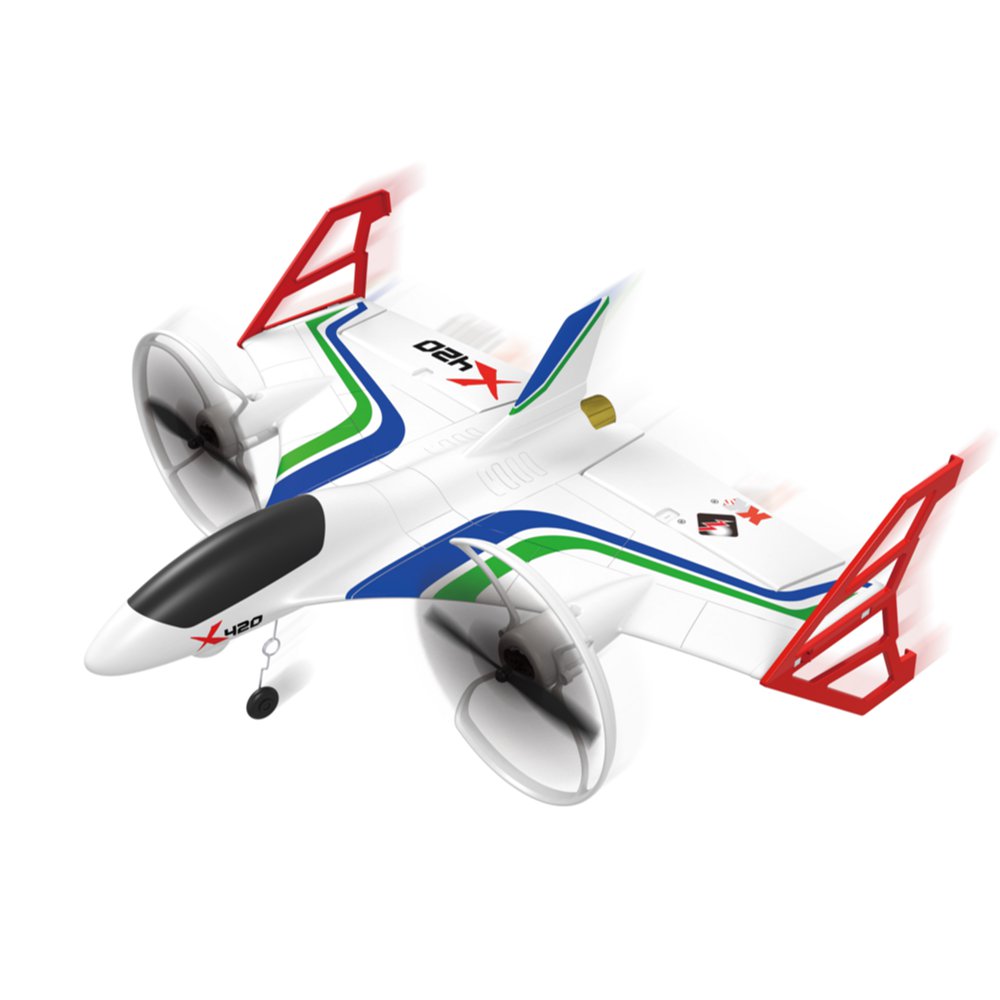 XK X420 2.4G 6CH 420mm 3D6G VTOL Vertical Take-off And Landing EPP 3D Aerobatic FPV RC Airplane RTF
