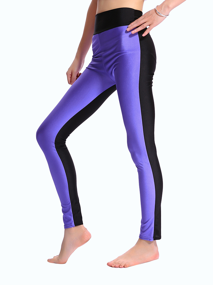 

High Waist Female Quick Suck Sweat AB Face Double Bright Color Yoga Running Workout Sports Pants