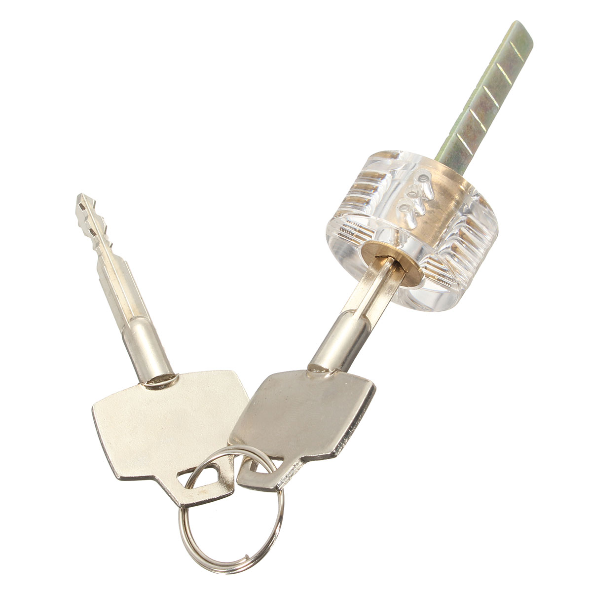 Find 6 2x2 8cm Transparent Metal Locksmith Transparent Practice Cross Lock for Sale on Gipsybee.com with cryptocurrencies