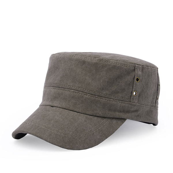 

Unisex Men Women Cotton Blend Military Army Baseball Cap Flat Buckle Adjustable Snapback Hat