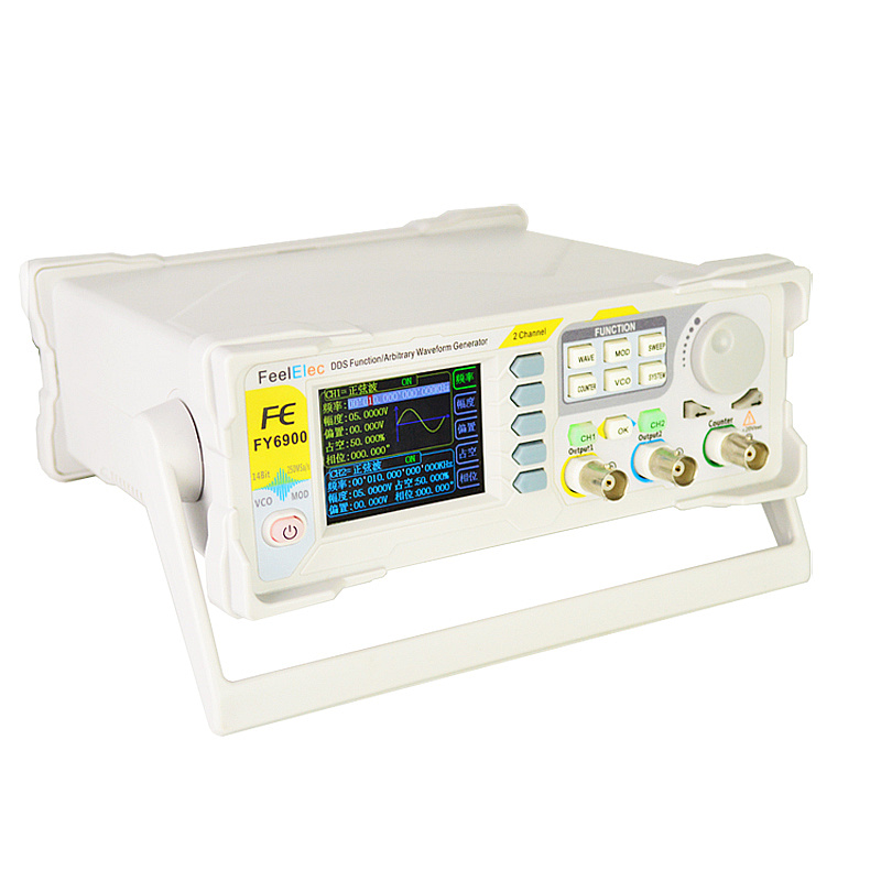 

FY6900 Dual Channel DDS Function Arbitrary Waveform Signal Generator Pulse Signal Source Frequency Counter Fully Numerical Control 20MHZ/30MHZ/50MHZ/60MHZ
