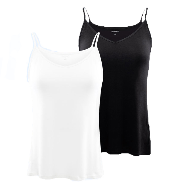 

UREVO Women Summer Bamboo Fiber Fabrics Attractive Soft Breathable Yoga Vest Shoulder Tank Top From Xiaomi Youpin