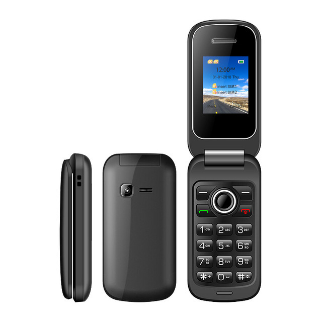 

UNIWA X18 1.77 дюймов 800mAh 0.08MP Rear камера FM Bluetooth Dual SIM Dual Standby кувырок Feature Phone