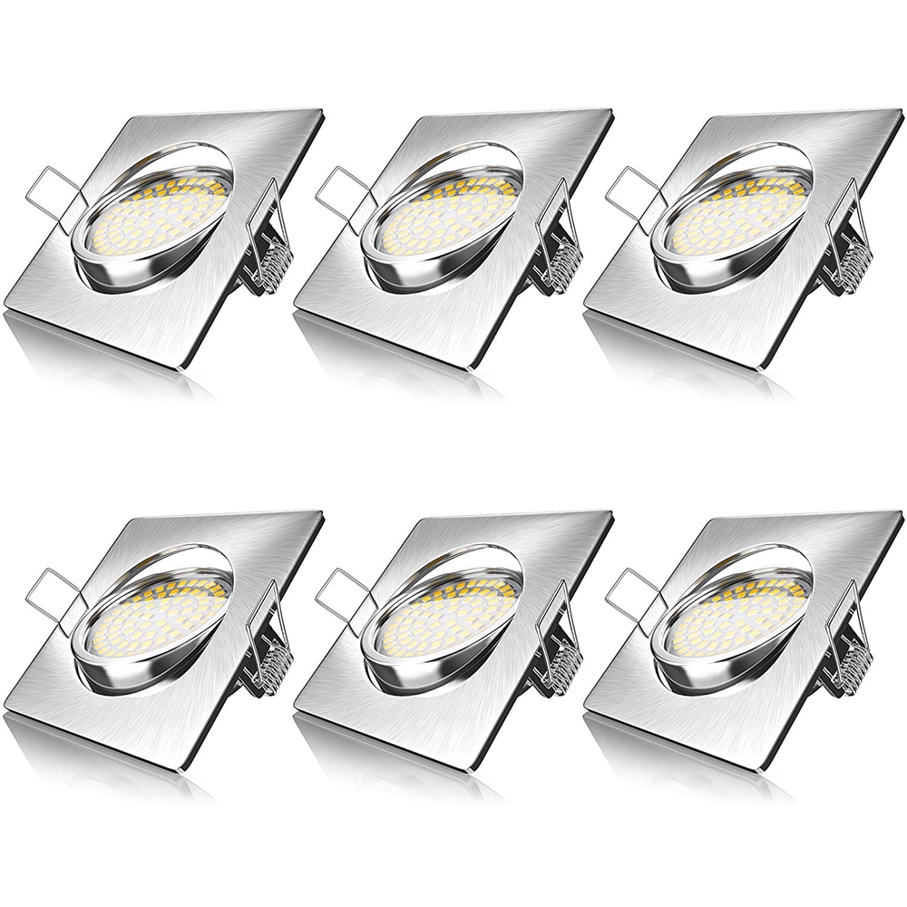 

LUSTREON 3.5W 68 LED Square LED Ceiling Light Non-dimmable Recessed Downlight Spotlight AC220-240V