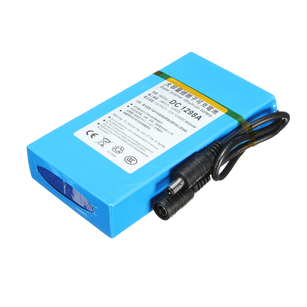 Find DC 12V 9800mAh Rechargeable Protable Super Li-ion Battery Power for Transmitter for Sale on Gipsybee.com with cryptocurrencies