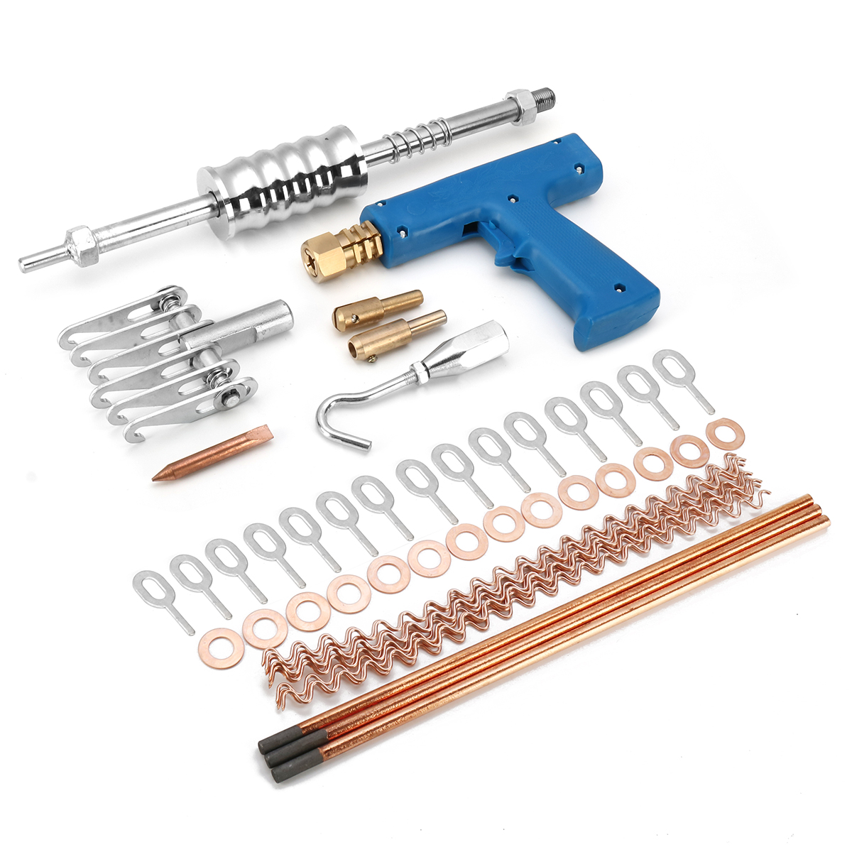 

48Pcs Dent Puller Kit Car Body Dent Repair Device Welder Stud Weld Welding Tool