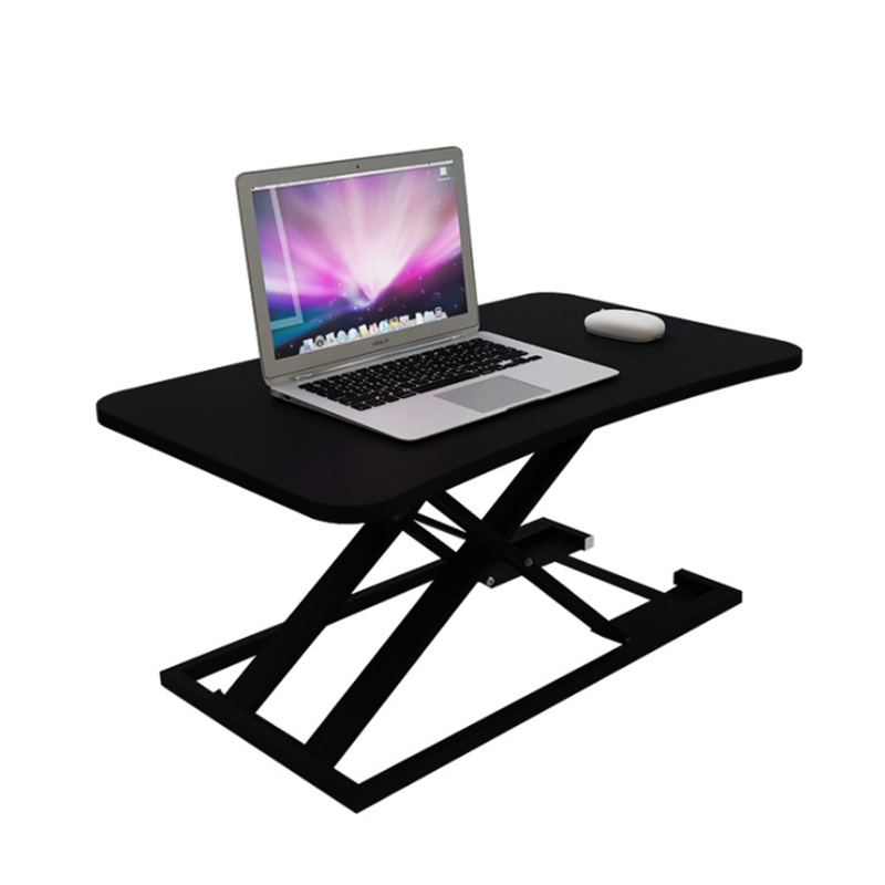 

BAIZE 21028 Modern Simple Adjustable Height Desk Sit Stand Dual-use Desk Foldable Office Desk Riser Notebook Laptop Stand Notebook Monitor Holder