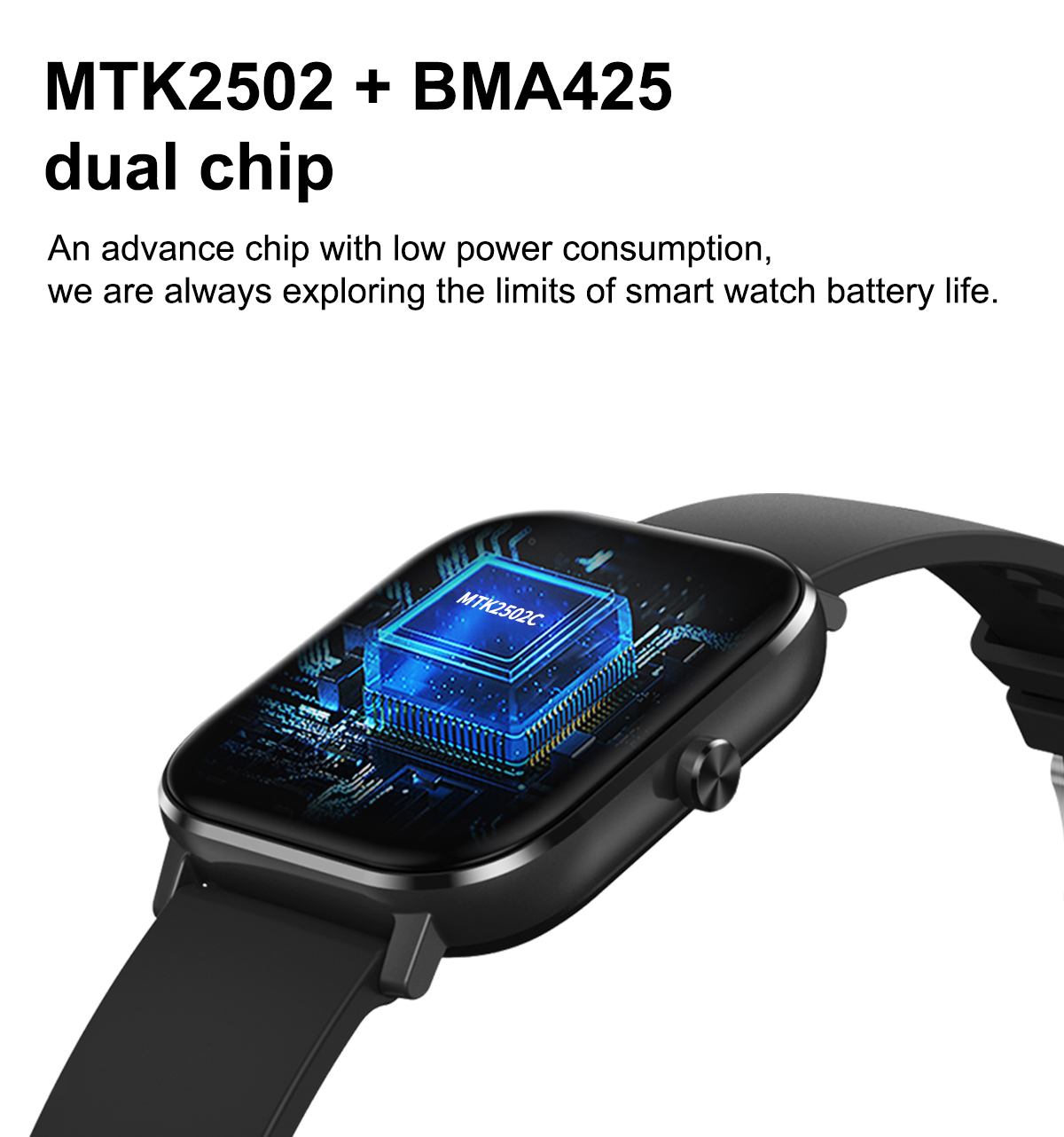 Mobteck Original DT-35 Smart Watch With Bluetooth Call