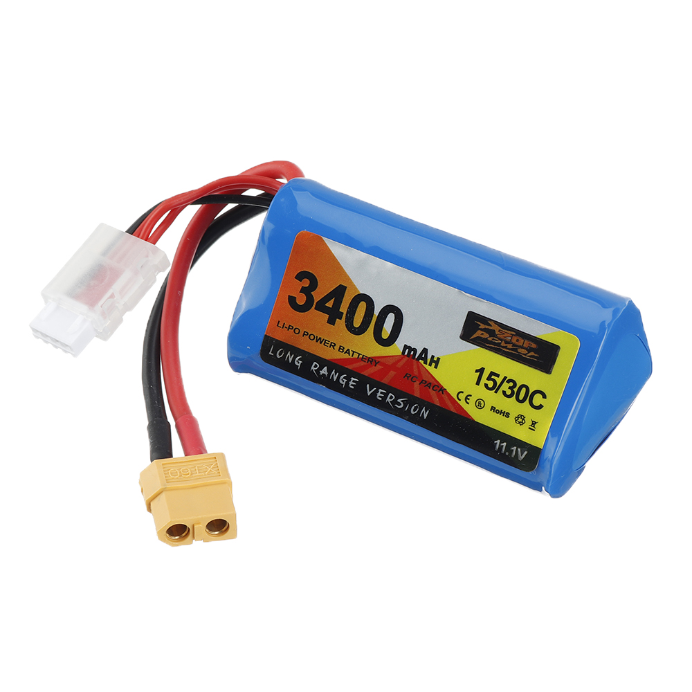 ZOP Power 3S 11.1V 3400mAh 15C Li-ion Battery XT60