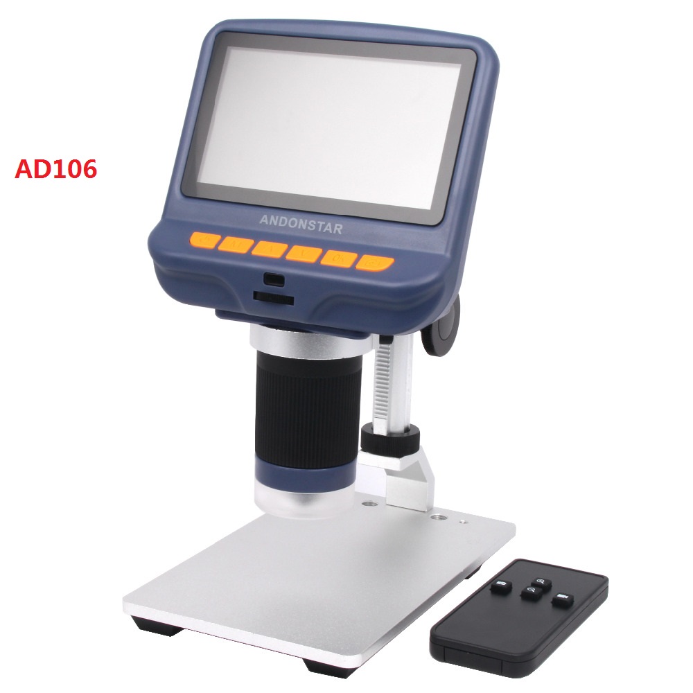 Andonstar AD106S Digital Microscope 4.3 Inch 1080P With HD Sensor USB Microscope For Phone Repair Soldering Tool Jewelry Appraisal Biologic Use Kids Gift 12