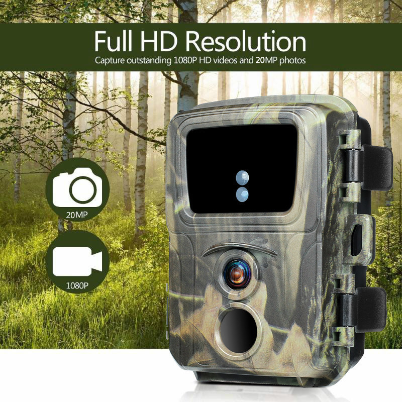 SUNTEK Mini Hunting Trail Camera Wildlife 20MP 1080P Scouting Cam Night Vision 6