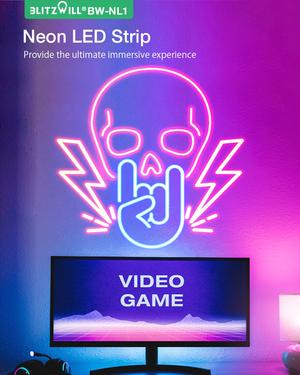 The first BlitzWill product has arrived, the smart neon strip is here! 1