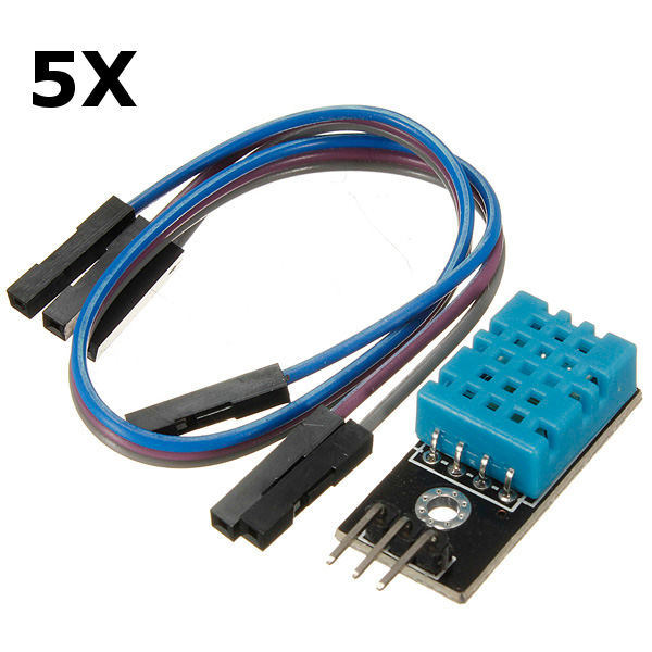 

5Pcs KY-015 DHT11 Temperature Humidity Sensor Module For Arduino