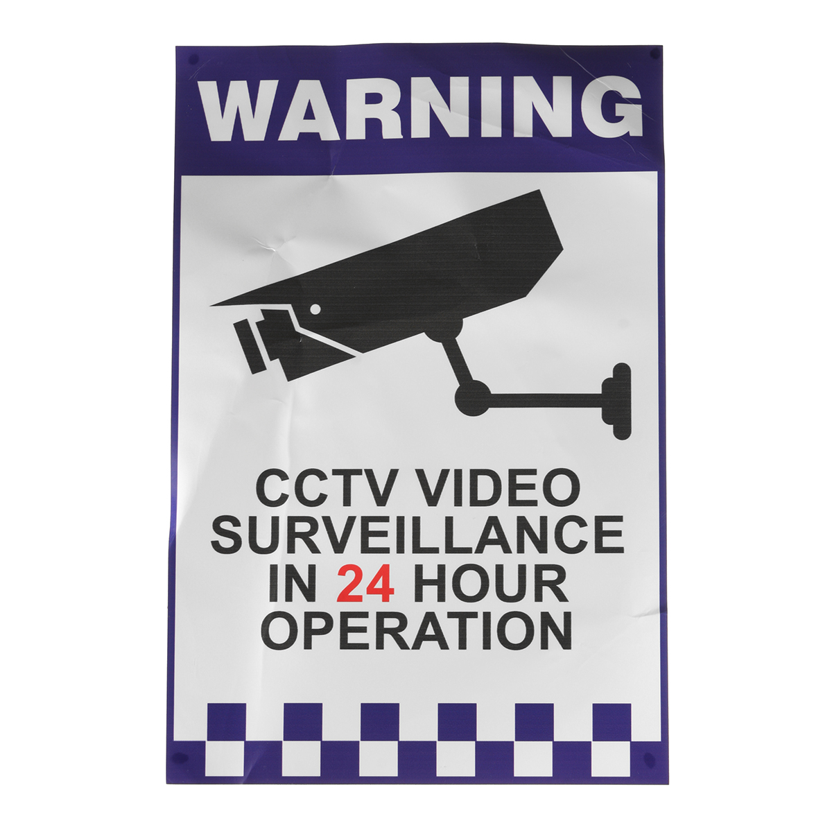 

200x300mm Предупреждение CCTV Security Surveillance Sticker камера Жесткий пластиковый знак