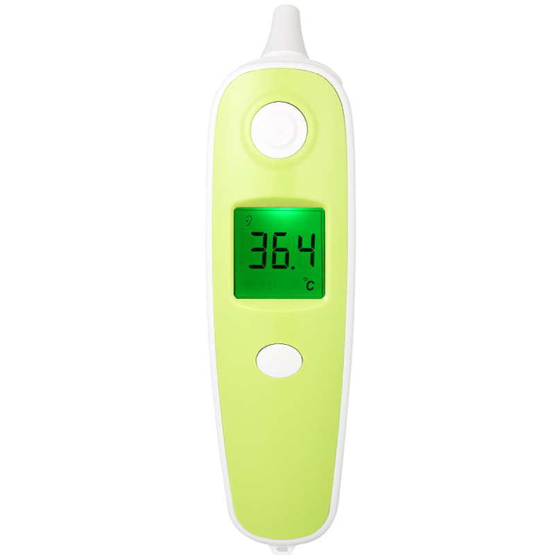 

YI-100A Digital IR Инфракрасный Термометр Бесконтактный Уши Тестер температуры тела лба для младенца Для взрослых LCD Сигнализация лихорадки ℃ / ℉