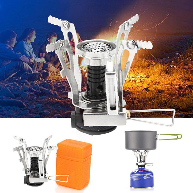 

LAOTIE Outdoor Mini Camping Cooking Stove 3000W Portable Ultralight Butane Gas Cooking Furnace