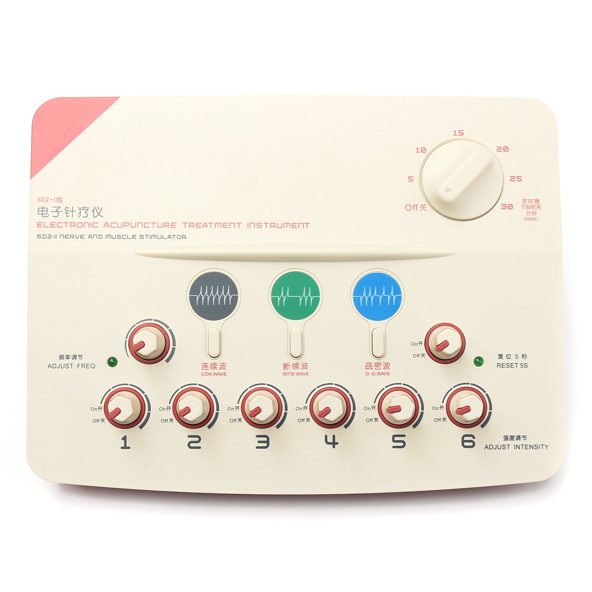 

Electronic Acupuncture Massager Treatment Instrument Muscle Stimulator Therapy SDZ-II 10VA