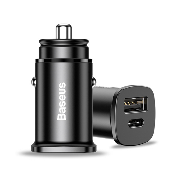 

Baseus 30W Dual USB Type C PD3.0 QC4.0 Fast Car Charger For iPad Pro Smartphone Charge AFC SCP VOOC