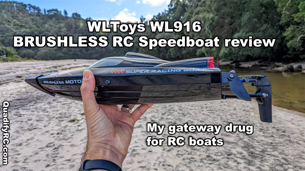 90€ con Coupon per Wltoys WL916 RTR 2.4G Barca RC Brushless veloce 60km/h - BANGGOOD | RobaCinese.it