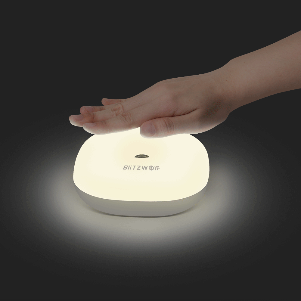 

BlitzWolf® BW-LT18 Smart Gesture Control Sensor LED Night Light RGB Dimmable Bedside Ambient Lamp