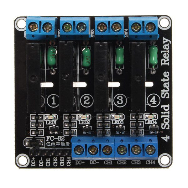 5V 4 Channel SSR G3MB-202P Solid State Relay High level Trigger Module For Arduino