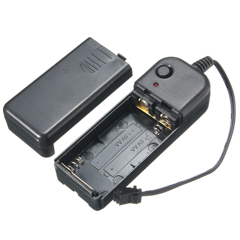 

LED EL Controller Driver DC 3V LED Strip Battery Box For 1-10M LED El Wire Glow Flexible Neon Decor