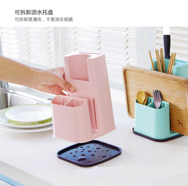 

Кухонные пластиковые многофункциональные сливные палочки для еды Палочки для еды Трубка Стеллаж для хранения