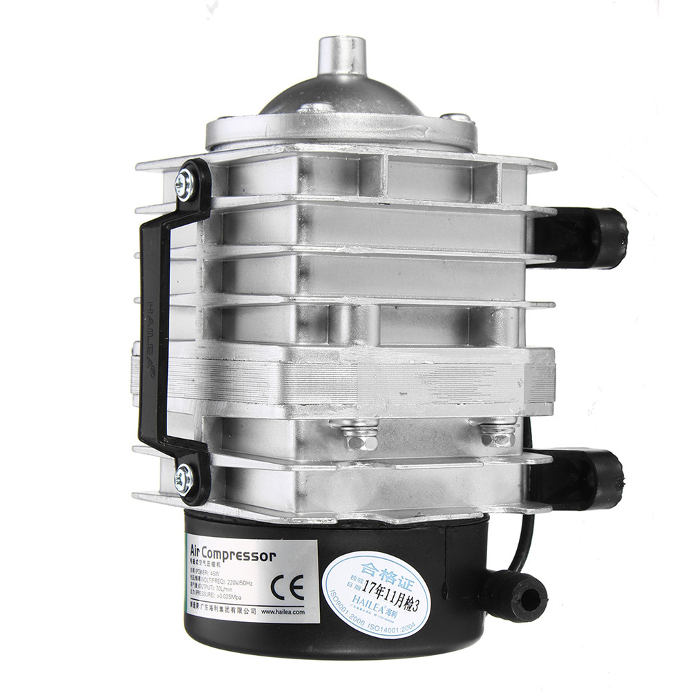 45W 220V 70L/Min Air Compressor For Aquarium