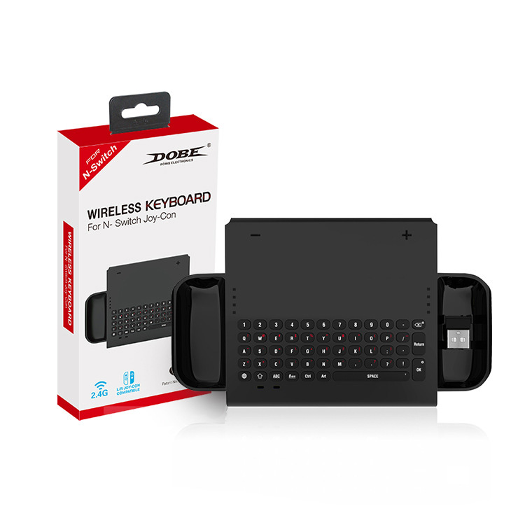 Dobe TNS-1702 2.4G Wireless Keyboard with Joy-con Holder for Nintendo Switch Game Console 10