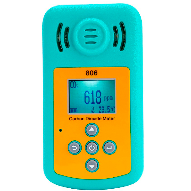 

KXL-806 Mini Portable Carbon Dioxide CO2 Concentration Detector Professional Gas Analyzer LCD Display&Sound-light Alarm