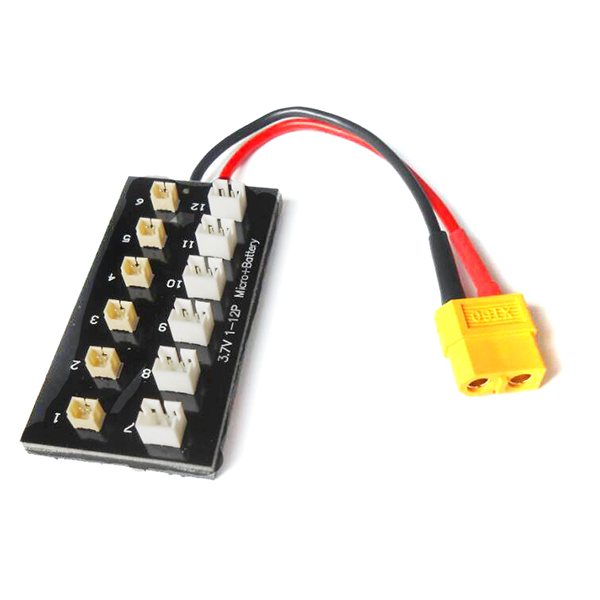 Battery Charging Board XT60 Plug for Blade Nano QX Tiny Whoop V911 JST-PH Parallel Connect Plate 2