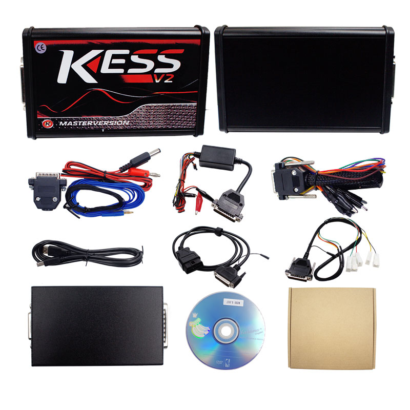 

Red EU Version KESS V5.017 No Token Limit KESS V2 Manager with And KTAG V7.020 ECU Programmer Car Engine Diagnostic Analyzer