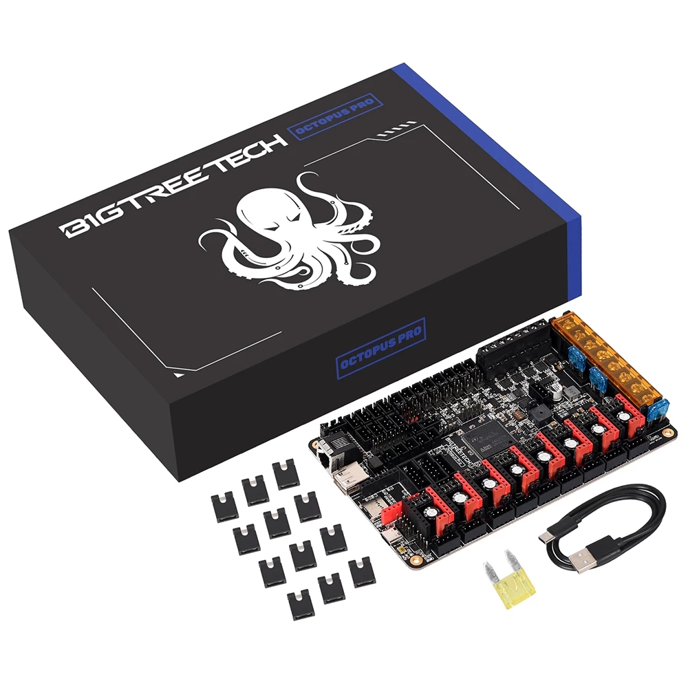 BIGTREETECH Octopus Pro Motherboard Voron Octopus 60V High Voltage Octopus for  3D Printer 1