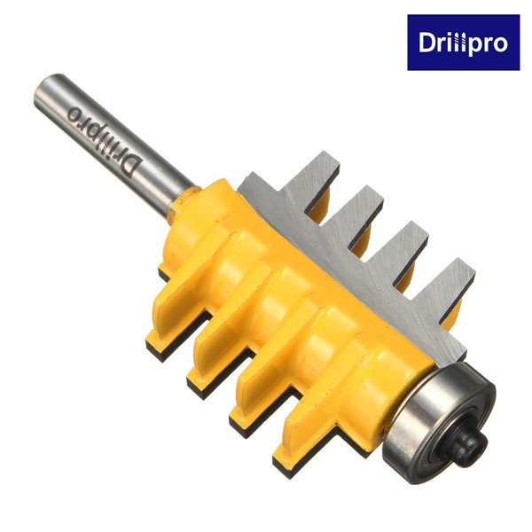 Drillpro 1/4 Inch Shank Router Bit Reversible Joint Cutter