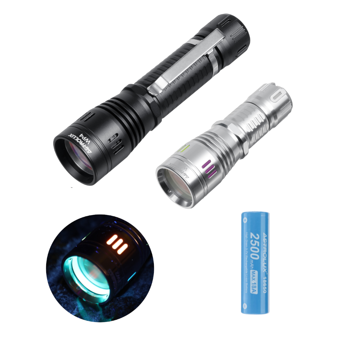 Find Astrolux WP4 1303m 310LM LEP Flashlight Waterproof Outdoor Search Camping Hunting Strong Thrower DIY EDC Flashlight With Glow Ring 18650 Battery for Sale on Gipsybee.com with cryptocurrencies