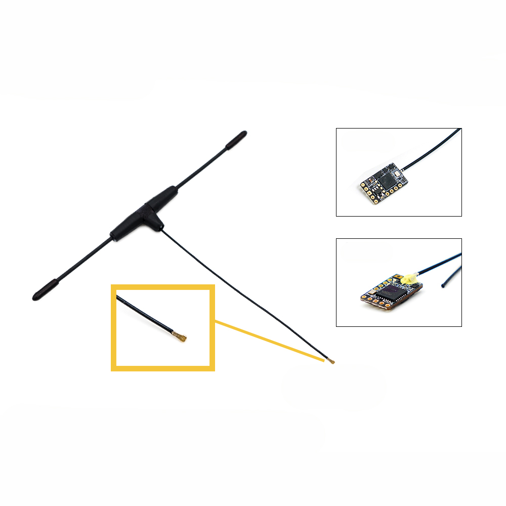 

Original FrSky 868MHz Dipole T IPEX4 Receiver Antenna for R9 Mini / R9 MM LBT Version RC Drone