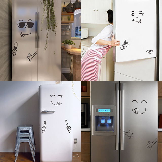 Refrigerator Stickers Funny Small Stickers Refrigerator Cabinet