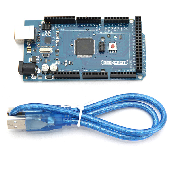

Geekcreit® MEGA 2560 R3 ATmega2560 MEGA2560 Development Board With USB Cable For Arduino