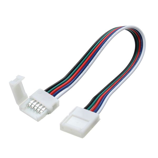 

10 мм RGBW PCB Коннектор 5-контактный сердечник Провод Кабель для ленты LED