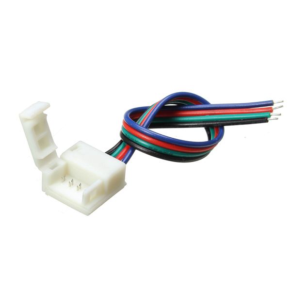 

10мм ширина печатной платы разъем провода 4-контактный разъем для водонепроницаемый RGB LED полосы