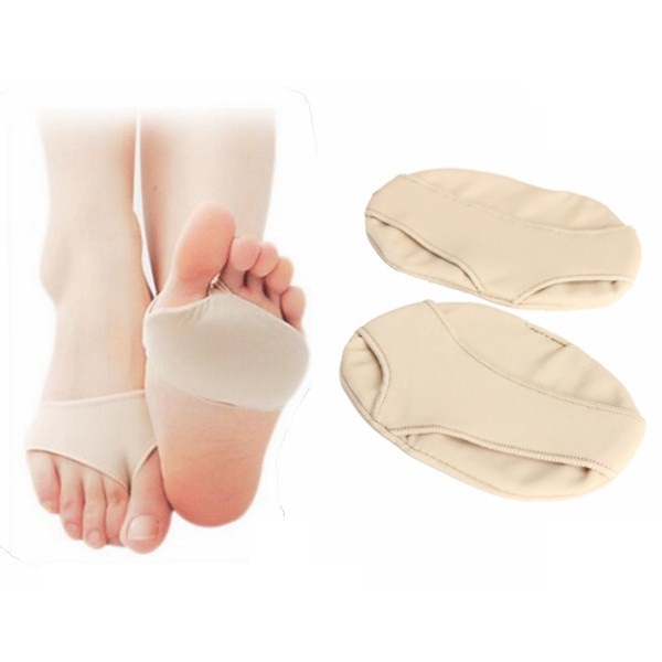 

Small Soft Forefoot Half Sole Protector Pad Relif Pain Silicone Gel Foot Care Cushions