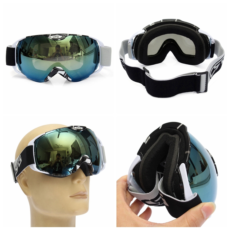 

Анти Fog UV Dual Объектив Outdooors Snow Snowboard Ski Goggle Мотор Очки для велосипедных шлемов