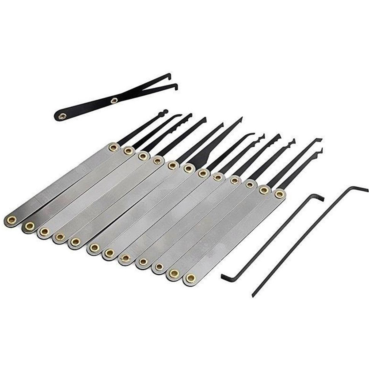 Find Padlock Pick Set For Locksmith Training 38/24/17/15/11/5pcs Lock Pick Practice Tools Hooks Set for Sale on Gipsybee.com with cryptocurrencies