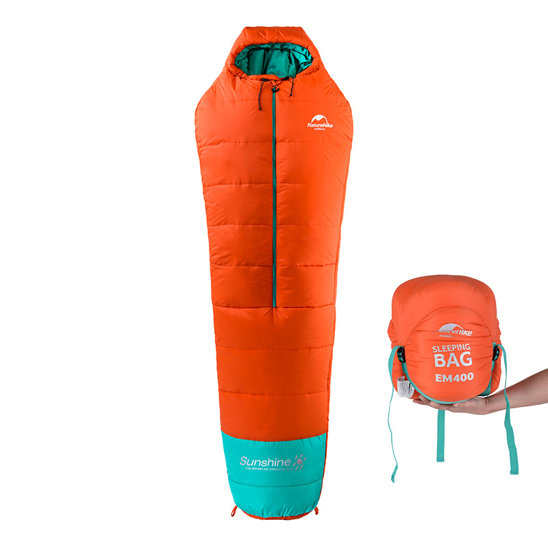 

Naturehike 210x80cm 40D Nylon 240T Ployester Single Sleeping Bag Portable Ultralight Outdoor Bedding