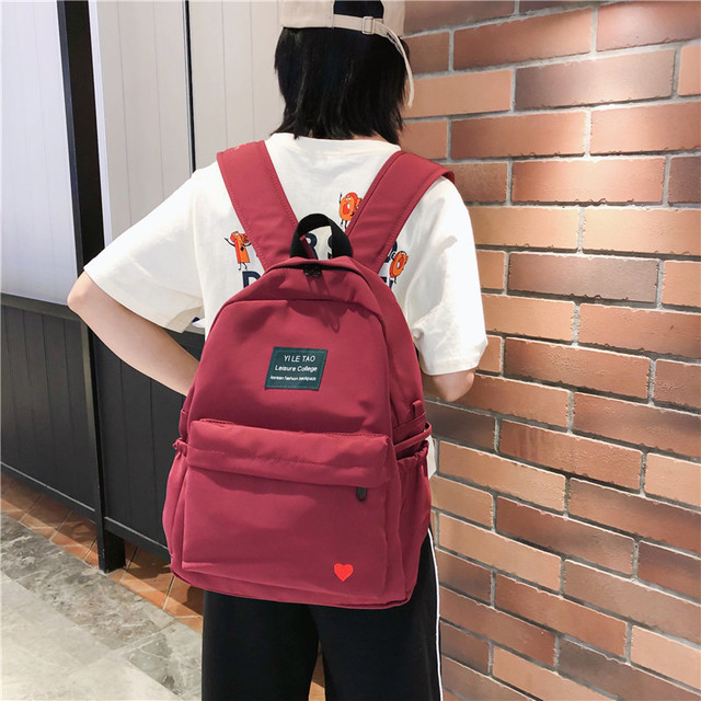 

Ancient Sense Girl Bag Female Campus Japanese College Backpack High School Wild Ins Wind Backpack