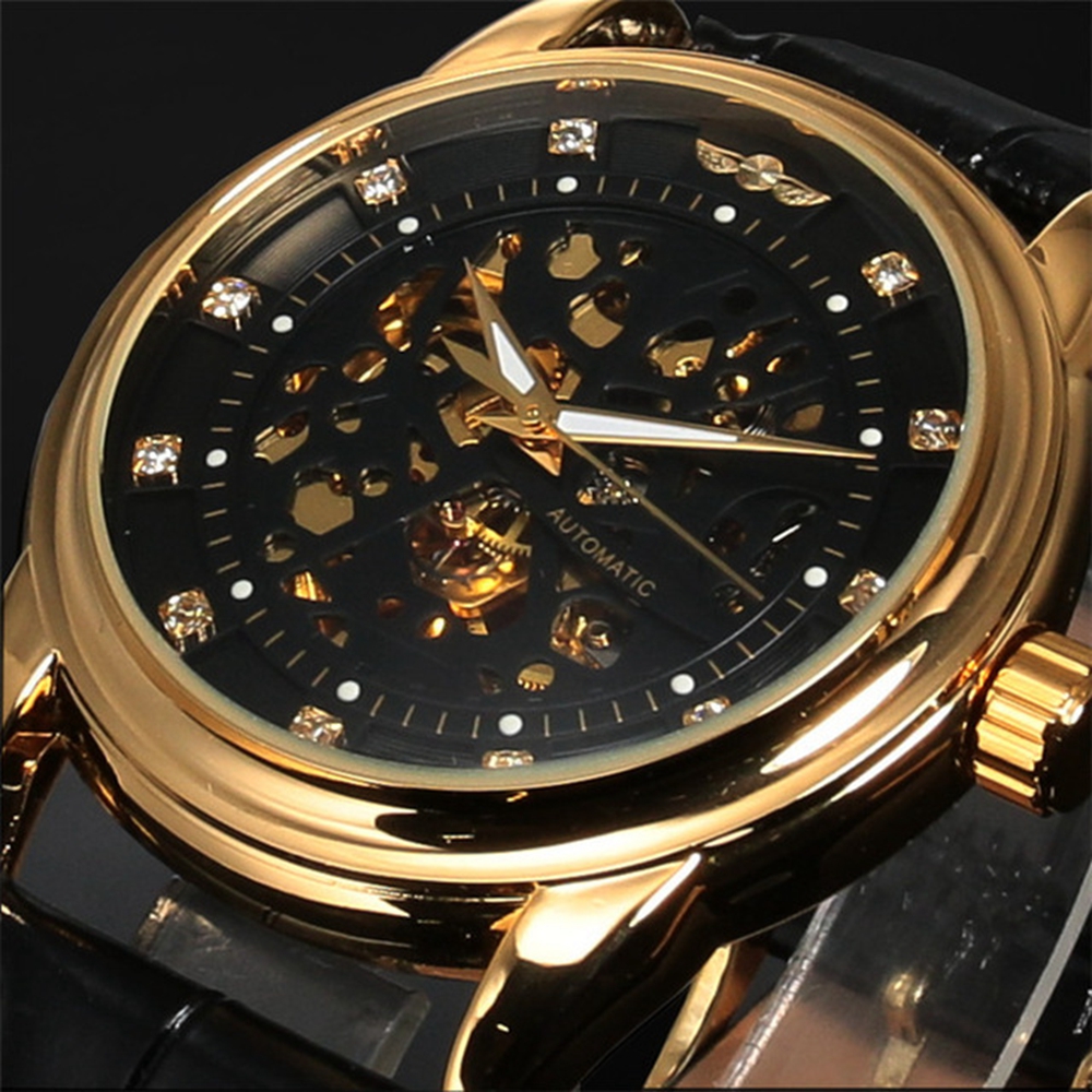 

Повседневный стиль Автоматический Механический Часы Полные стальные роскошные мужские наручные часы