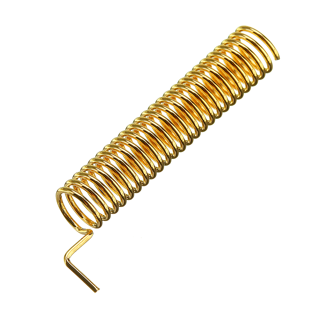 

433MHz SW433-TH22 Gold-plated Copper Spring Antenna For Wireless Transceiver Module